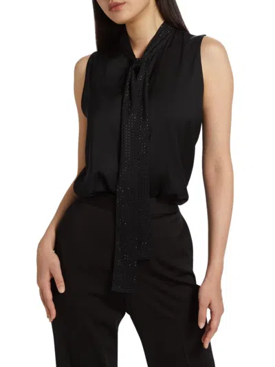 Kobi Halperin Women's Evelyn Silk-blend Sleeveless Blouse In Black
