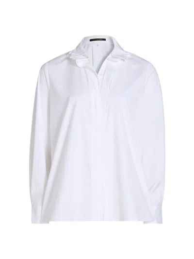 Kobi Halperin Women's Ginger Cotton-blend Ruffle Blouse In White