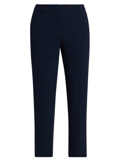 Kobi Halperin Women's Gloria Crepe Straight-leg Pants In Blue