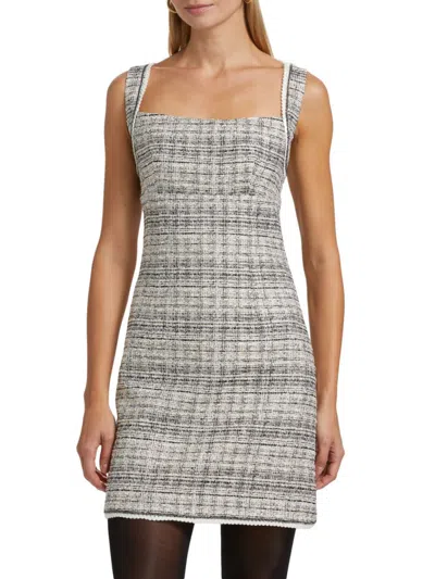 Kobi Halperin Women's Hallie Metallic Tweed Minidress In Multi