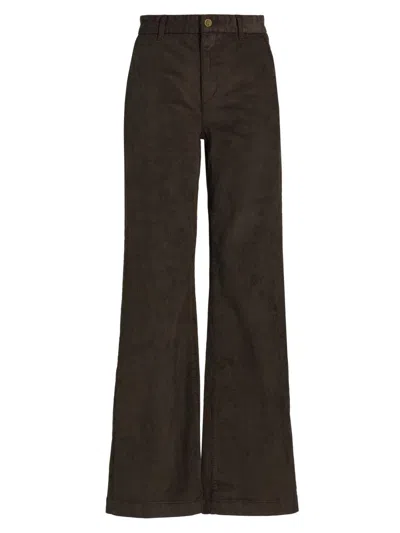 Kobi Halperin Women's Hannah Cotton-blend High-rise Pants In Brown