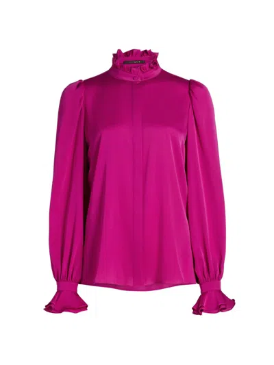 Kobi Halperin Women's Harley Stretch-silk Blouse In Pink