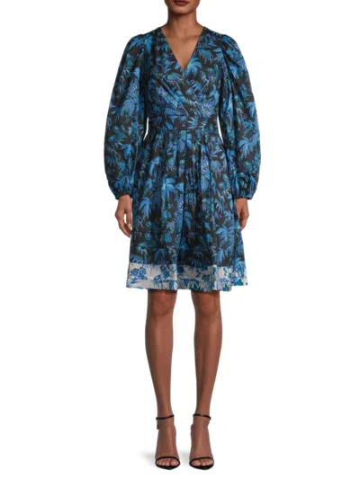 Kobi Halperin Women's Harmony Floral Cotton Tie-waist Minidress In Multi