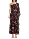 Kobi Halperin Women's Hazel Floral Chiffon One-shoulder Maxi Dress In Multi