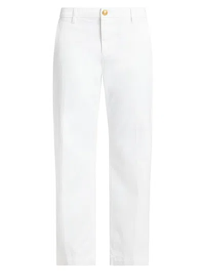Kobi Halperin Women's Hope Stretch-cotton Straight-fit Pants In White