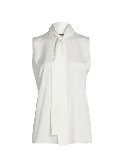 Kobi Halperin Women's Ives Stretch Silk Sleeveless Blouse In White
