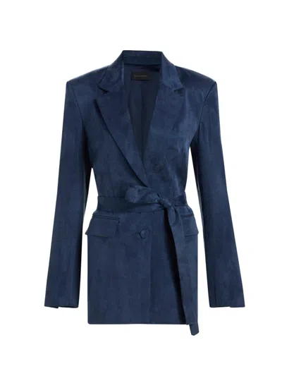 Kobi Halperin Women's Jessi Tie-waist Blazer In Blue