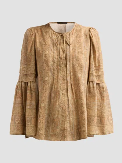 Kobi Halperin Joey Blouse In Brown