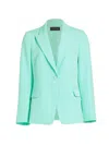 Kobi Halperin Women's Jordi Milano Twill Blazer In Aqua