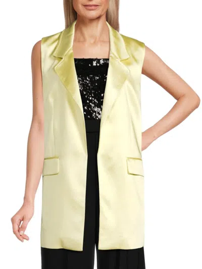 Kobi Halperin Women's June Satin Vest In Pear