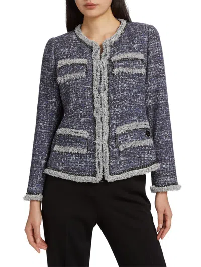 KOBI HALPERIN WOMEN'S KEATON TWEED SINGLE-BREASTED JACKET