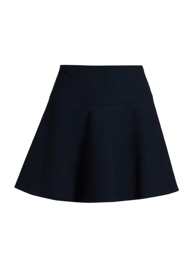 Kobi Halperin Women's Kiernan Wool-blend Miniskirt In Blue