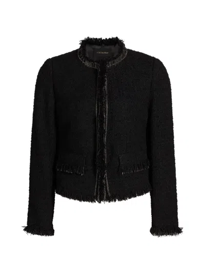 Kobi Halperin Women's Lando Tweed Jacket In Black