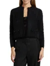 Kobi Halperin Madeline Fuzzy Alpaca-blend Cardigan In Black