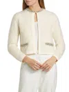 Kobi Halperin Madeline Embellished Alpaca Blend Cardigan In Neutral