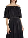 Kobi Halperin Mads Off Shoulder Blouse In Black