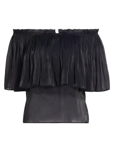 Kobi Halperin Women's Mads Off-the-shoulder Blouse In Black