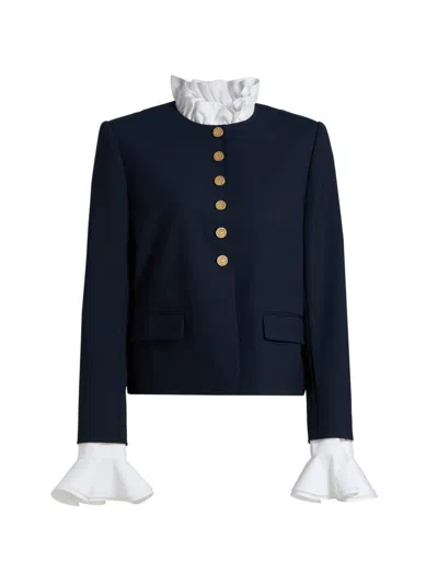 Kobi Halperin Women's Marcello Wool-blend Jacket In Blue