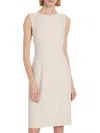 Kobi Halperin Meridian Twill Sheath Dress In Canvas