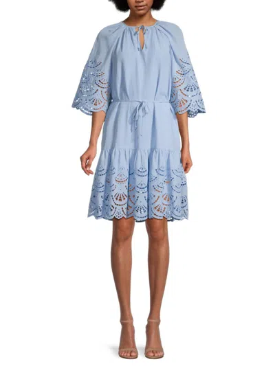 Kobi Halperin Women's Meryl Linen Blend Dress In Sky Wash