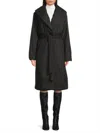 Kobi Halperin Women's Mia Faux Down Tie-waist Coat In Black