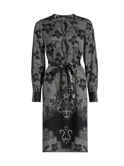 Kobi Halperin Women's Michelle Tie-waist Dress In Gray