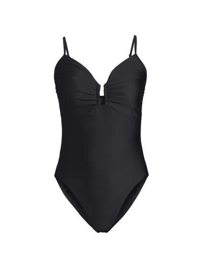 Kobi Halperin Women's Miranda U-hardware One-piece Swimsuit In Black