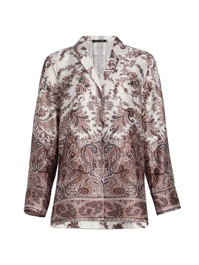 Kobi Halperin Women's Naomi Printed Twill Blouse In Multi