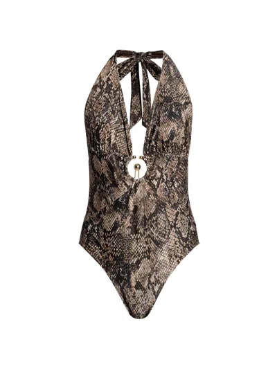 Kobi Halperin Nesya One Piece Swimsuit In Multi