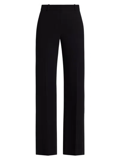 Kobi Halperin Women's Orital Crepe Mid-rise Pants In Black