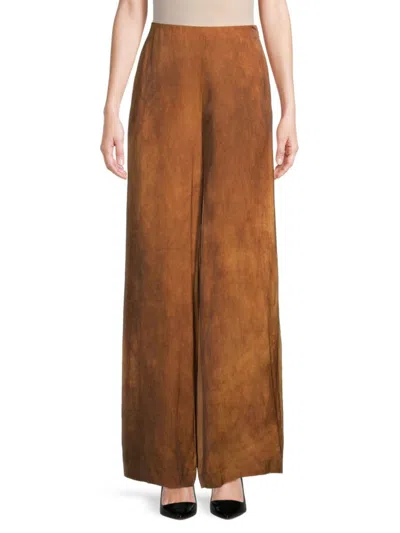 Kobi Halperin Women's Raquel Dyed Wide Leg Pants In Honey