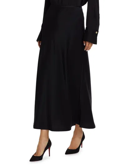 Kobi Halperin Women's Sachi Crepe Maxi Skirt In Black