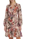 Kobi Halperin Samara Belted Shirt Dress In Pink Multicolor