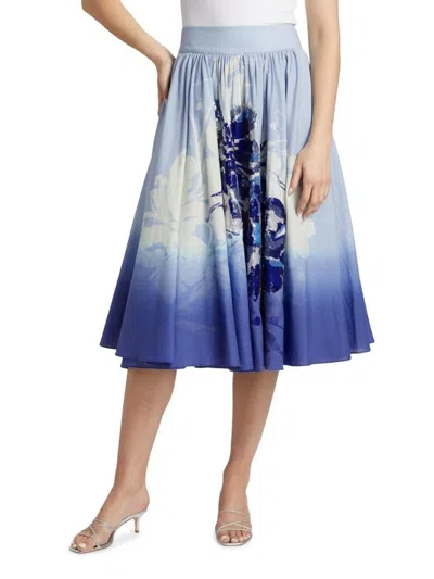 Kobi Halperin Women's Selwyn Embellished Cotton Midi-skirt In Multi