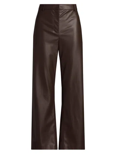 Kobi Halperin Women's Sheba Faux Leather Crop Pants In Brown