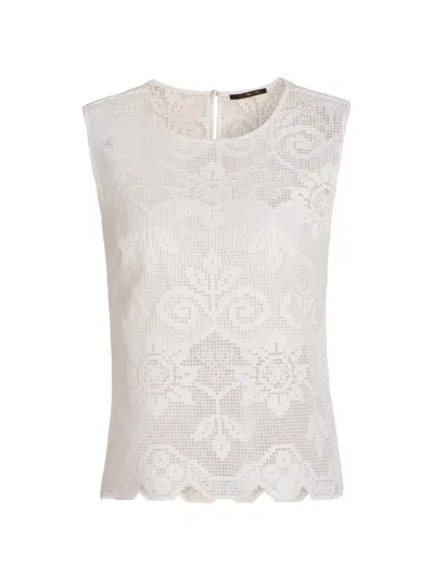 Kobi Halperin Women's Shelly Floral Lace Blouse In White