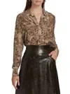 Kobi Halperin Women's Snakeskin Blouse In Multi