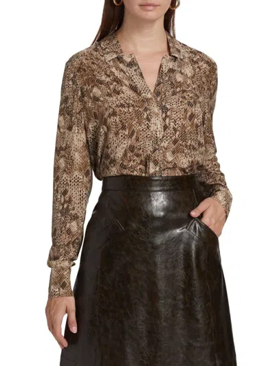 Kobi Halperin Women's Snakeskin Blouse