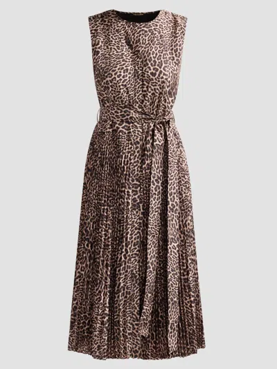 Kobi Halperin Women's Stella Leopard Print Midi Dress In Brown