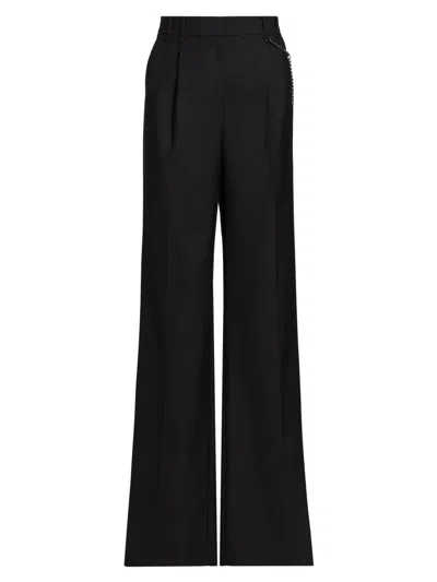 Kobi Halperin Women's Steven Pleated Wool-blend Pants In Black