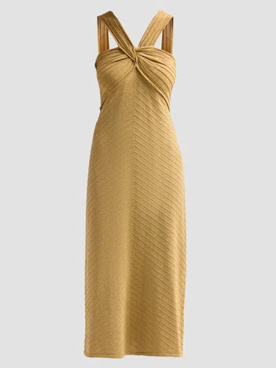 Kobi Halperin Women's Talia Glitter Midi Dress In Brown