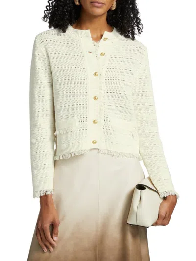 Kobi Halperin Women's Taza Linen-cotton Cardigan In Multi