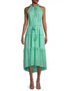 Kobi Halperin Women's Vale Highlow Midi Dress In Green