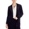 Kobi Halperin Womens Corduroy Long Sleeves One-button Blazer In Black