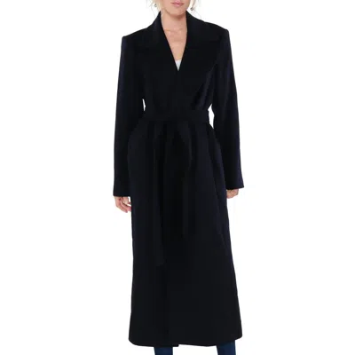 Kobi Halperin Womens Wool Blend Long Wrap Coat