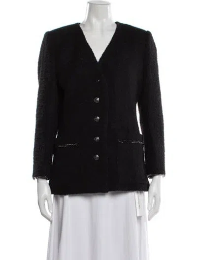 Pre-owned Kobi Halperin Wool Blazer In Black