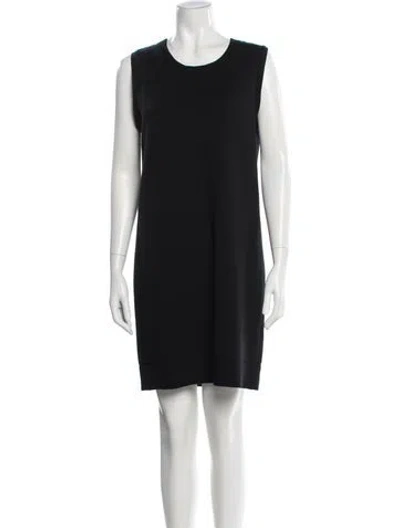 Pre-owned Kobi Halperin Wool Mini Dress In Black