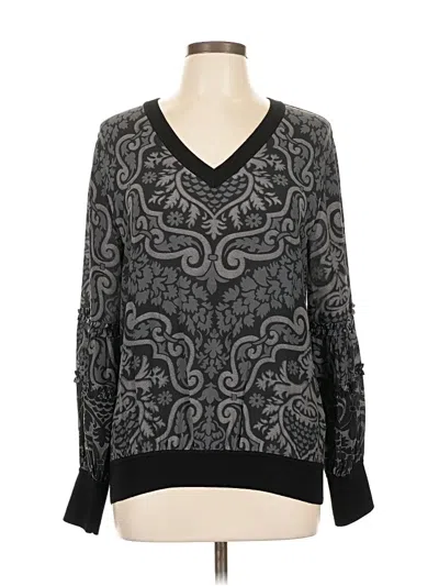 Pre-owned Kobi Halperin Wool Pullover Sweater In Gray