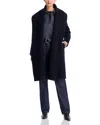 Kobi Halperin Yael Wool Blend Belted Coat In Blue