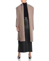 Kobi Halperin Yael Wool Blend Belted Coat In Brown